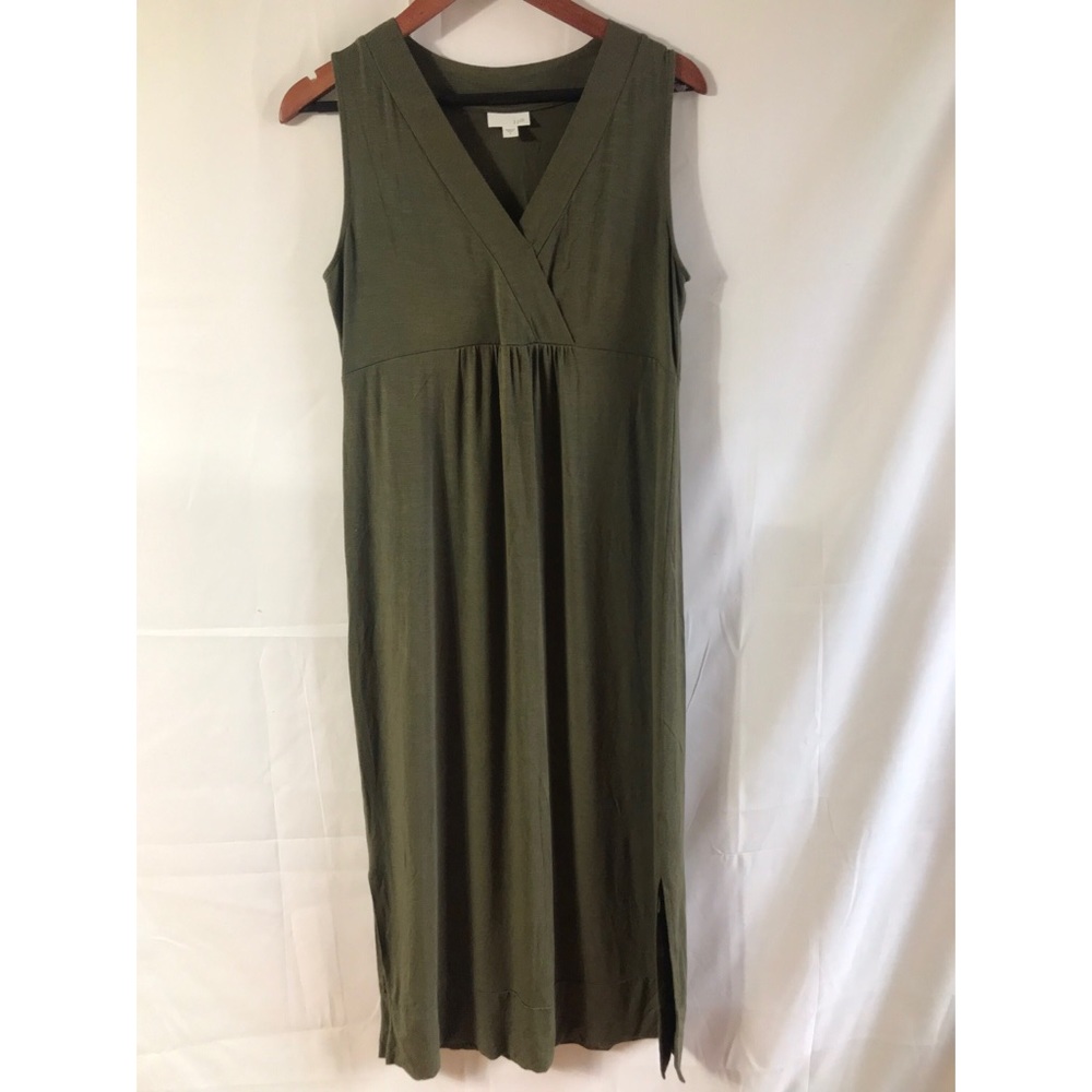 J-Jill olive maxi dress size: small